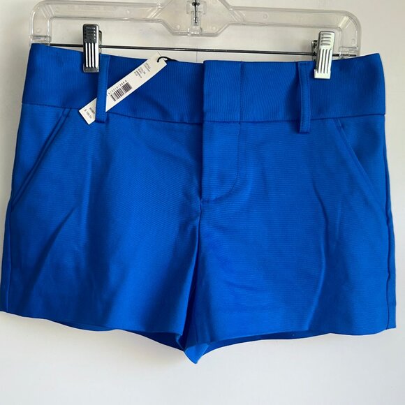 NWT Alice + Olivia Cady Shorts Umbrella Blue Size 0